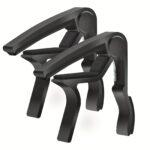 Set Of 2 Guitar Capos, Suitable For Acoustic Guitar, Electric Guitar, Bass, Black And Rosewood - Image 14