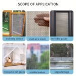 1 Roll Self-Adhesive Window Screen Repair Tape - Quickly And Easily Repair Tears And Holes In Your Window Screen - Includes Mesh Patch Kit - Image 6