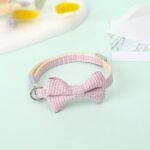 1Pc Adjustable Plaid Cat Collar With Bow Tie - Perfect For Holiday Dress Up And Everyday Wear - Image 7