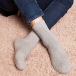 1Pair Men'S Thick Warm Crew Socks For Winter, Casual Plain Color Terry Socks, Men'S Socks - Image 8
