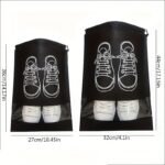 5Pcs Non-Woven Travel Portable Bag, Waterproof Pocket, Clothing Classified Hanging Bag - Image 2