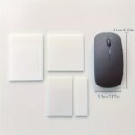 50 Sheets Transparent Sticky Note Pads Waterproof Self-Adhesive Memo Notepad School Office Supplies Stationery - Image 7