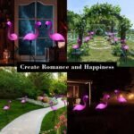 Lchpmy 1Pc/2Pcs/4Pcs/3Pcs/2Set Solar Flamingo Led Stake Lights,, Touch Control, Rechargeable Nickel Battery, Plastic Animal Theme Outdoor Decor For Garden, Lawn, Patio, Pond, Backyard, Halloween - Image 8