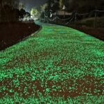 8000Pcs Blue Stone Glow In The Dark Rocks For Outdoor Garden Luminous Decor Rubble For Pots Decoration, Yard Ornament, Pebbles For Plants Indoor Vase, Glowing Small Rocks Gravel Glows Blue - Image 8