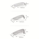 1Pair Silicone Transparent Heightening Insoles, Men'S And Women'S Invisible Half Pads, Heel Lifting Pads, Elastic Arch Support Pads - Image 2