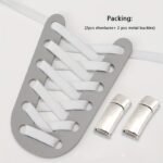 1 Pair Diamond Cross Locks No Tie Elastic Shoelaces For Sneakers, Durable Acetate Fiber - Image 14