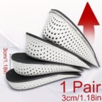 1 Pair Eva Height Increase Insoles - Invisible, Comfortable & Breathable With Shock Absorption, Odor-Neutralizing Design, Available In 3.99Cm, 4.98Cm, And 5.49Cm Sizes - Image 5