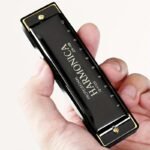 Jdr Blues Harmonica, 10-Hole C-Key, Professional Performance Grade Instrument For Beginners, Stainless Steel With Polished Finish, Classic Style, Includes Case - Image 2