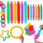 12Pcs Toys Fine Motor Skills And Educational Thinking Toys, Random Color Halloween, Christmas Gift