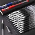 23Pcs Business Signature Pen Black College High School Student Office Stationery Exam Water Pen Needle Tube Head 0.5Mm Gel Pen - Image 9