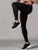 Compression Pants Men Basketball Cool Quick Dry Athletic Workout Running Tights, Men'S Sports Leggings For Gym Cycling - Image 10