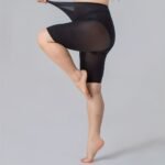 Plus Size Casual Stockings, Women'S Plus Solid High Stretch Short Skinny Pantyhose
