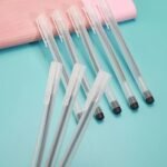 10Pcs Matte Gel Gel Pen Black 0.5 Needle Pen Signature Pen For Students To Brush Question Or Office Use - Image 8
