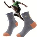 5 Pairs Apring And Fall Mens Sports Socks Summer Leisure Sweat Absorbent Comfortable Thin Breathable Basketball Meias Eu 38-43 - Image 11