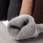 1Pair Men'S Thick Warm Crew Socks For Winter, Casual Plain Color Terry Socks, Men'S Socks - Image 10