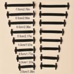 16Pcs/Pack Silicone No-Tie Elastic Shoelaces Suitable For Sneakers, Casual Shoes, And Athletic Footwear - Image 2