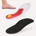 1Pair Foot Insoles, Unisex Arch Supports Inserts, Comfortable Shoe Pads