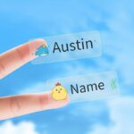 45/90/180Pcs Transparent Name Sticker Custom Stickers Waterproof Medium Size 3.4X1.2Cm Personalized Label For Schlool Stationery Waterbottle Office Supplies - Image 6