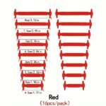 16Pcs Silicone No Tie Shoe Laces, Creative Lazy Shoelaces - Image 20