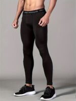 Compression Pants Men Basketball Cool Quick Dry Athletic Workout Running Tights, Men'S Sports Leggings For Gym Cycling - Image 8