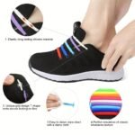 16Pcs Silicone No Tie Shoe Laces, Creative Lazy Shoelaces - Image 6
