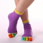 Non-Slip Toe Socks, Comfy Five Finger Yoga Socks For Running Athletic, Women'S Stockings & Hosiery - Image 14