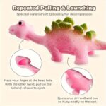 10 Slingshot Dinosaur Finger Toys Made Of Tpr Material, Finger Dinosaur Slingshots That Stick To Walls, Action Figures Of Slingshot Dinosaur Fingers, Funny Prank Gifts For Christmas. - Image 6