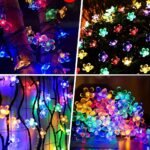 Solarflora Led Solar-Powered Flower String Lights, Multi-Color Plastic Floral Garden Lights, 600Mah Nickel Battery, Button Control, Space-Themed, Non-Removable Photovoltaic Module, Ideal For Wedding Decor - Image 10