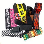 Guitar Strap, Classic Adjustable Cross Body Strap, Electric Guitar Classic Universal Tail Stud Strap - Image 8