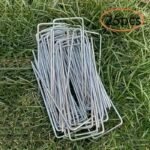 15/25Pcs Galvanized Garden Landscape Pin, U-Shaped Lawn Fabric Landscape Pin For Safety Garden Flower Plants Supplies, Garden Balcony Planting Supplies, Planters & Container Accessories - Image 5