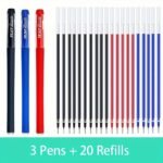 23Pcs Neutral And Ballpoint Pen Set, Black Blue Red Refill Ballpoint Pen Bullet Tip 0.5Mm School And Office Stationery Set, Back To School Kawaii Accessories Stationery - Image 7