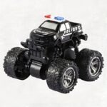 Police Car Rotatable Four-Wheel Drive Inertial Stunt Off-Road Vehicle Model Children'S Toy Boy Toy Car Stall Toy Inertial Off-Road Vehicle Toys Super Resistant Climbing, As Halloween Gift For Winter - Image 12