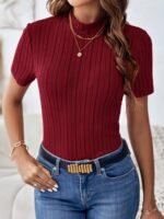 Striped Women'S T-Shirt Top - Image 3