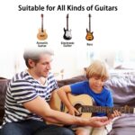 Set Of 2 Guitar Capos, Suitable For Acoustic Guitar, Electric Guitar, Bass, Black And Rosewood - Image 8