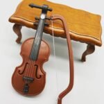 1Pc Miniature Violin Mini Violin Props For Mini Musical Instrument Dollhouse Model Home Decoration Eid Al-Adha Mubarak - Image 6