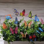 10Pcs Colorful Butterfly Stakes, 3D Artificial Butterfly Decor, Garden & Patio Decor, Random Pattern - Image 2