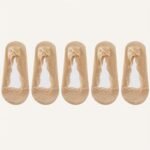 5 Pairs Women'S Invisible Boat Socks - Summer Thin Sole Anti-Slip No-Show Socks With Lace Trim, Breathable & Non-Slip For Casual & Formal Wear, Multi-Color Pack, Formal Sock Pairing - Image 5