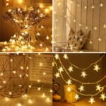 1Pc String Lights 10, 20, 30, 40, 80, Led Star String Lights, Battery Box Power Supply Fairy String Lights, Wedding Party, New Year, Warm White - Image 14