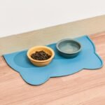 Non-Slip Waterproof Cat & Dog Food Mat With Raised Edges - Spill-Proof Pet Feeding Tray, Easy To Clean Spill Catcher For Floors,, - Compatible With Bowls, Ideal For Wet/Dry Food - Scratch-Resistant Floor Protector For Cats & Dogs, Petsafe Material, Multipet Households - Image 5
