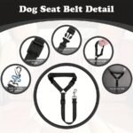 Pet Car Safety Rope, Adjustable Dog Harness, Pet Car Seat Belt Adjustable Dog Traction Rope - Image 10