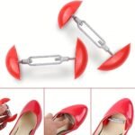 Pair Of Red Shoe Trees, Available In Two Patterns To Keep Your Beloved Shoes From Deforming Or Make Them Fit Better - Image 4