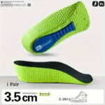 1.5-3.5Cm (0.59-1.38In) Invisible Height Increase Insoles Light Weight Soft Elastic Arch Support Breathable Heel Lifting Inserts Arch Support Heel Lift Memory Foam Shoe Pads Orthopedic Soles - Image 7