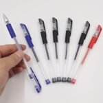 10Pcs Gel Pens Set Black Blue Red Refill Gel Pen Bullet Tip 0.5Mm School & Office Supplies Stationery Kawaii Accessories Stationery Japanese Office School Cute - Image 2