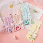 Chic Girls' Hair Comb Set - Portable, Anti-Static Plastic Combs With Cute Patterns | Perfect For Everyday & Travel, Hair Accessories For Girls