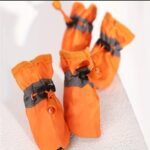 4Pcs/Set Dog Paw Protector, Thickened Warm Dog Boots, Anti-Skid Dogshoes Snow Boots With Elastic Buckle - Image 12