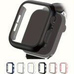 Glass+ Case For Apple Watch 8 7 45Mm 41Mm 44Mm 40Mm Screen Protector Pc Cover Bumper For Iwatch Series 3 4 5 Se 6 Accessories - Image 4