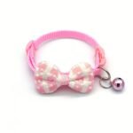 1Pc Adjustable Plaid Cat Collar With Bow Tie - Perfect For Holiday Dress Up And Everyday Wear - Image 15