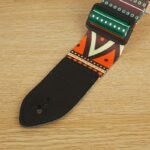 Durable Leather Guitar Strap With Wood Pattern - Universal Fit For Classical, Electric, And Bass Guitars - Image 14