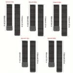 Quick-Release Straps In Sizes 14Mm, 16Mm, 18Mm, 20Mm, And 22Mm, Featuring Stainless Steel And Metal Chain Designs. - Image 2