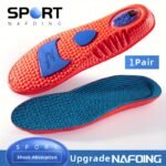 1Pair Foot Cushions, Shock Absorption Insoles, Breathable Cushions, Unisex Running Insoles - Image 6
